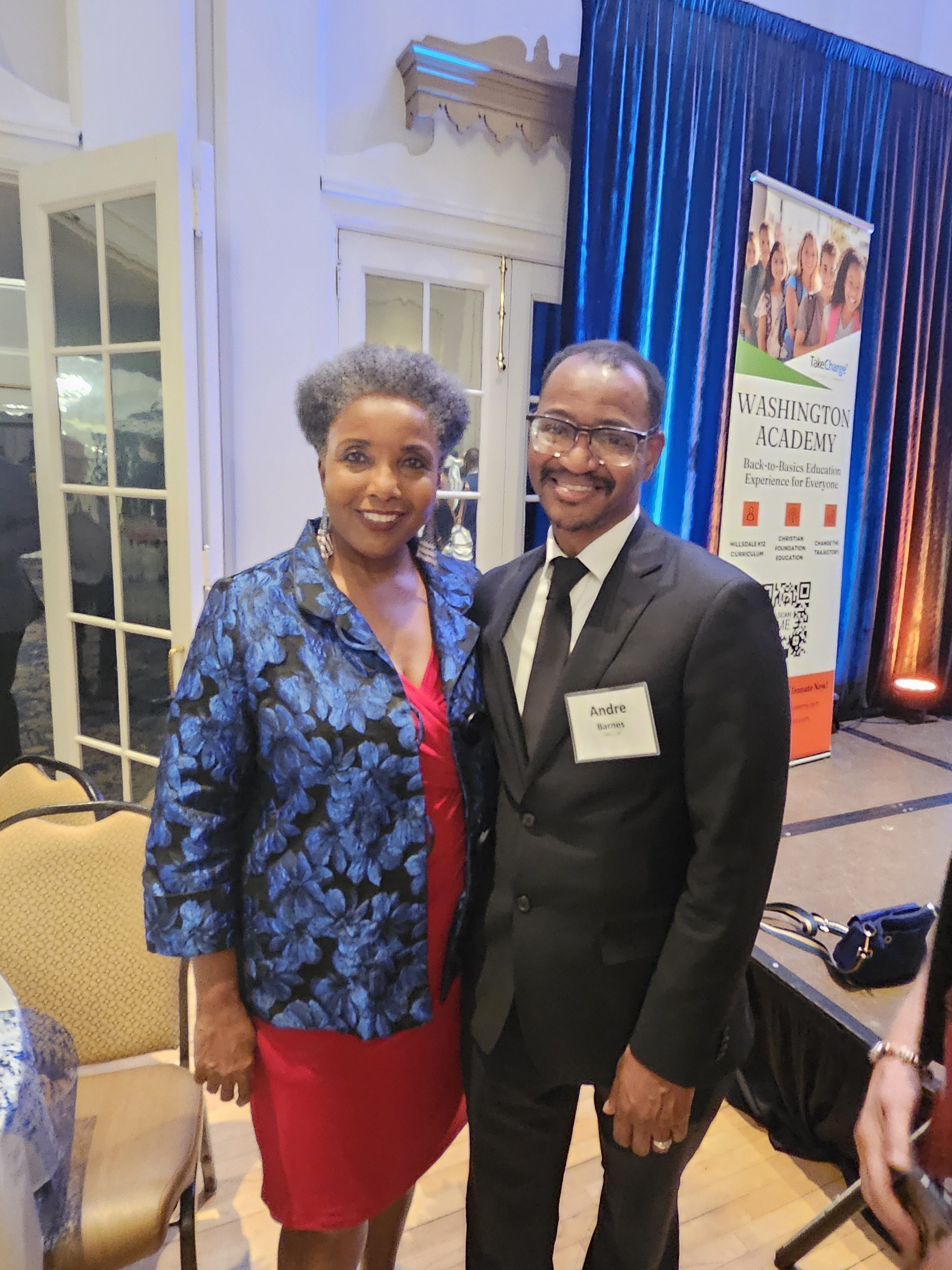 Carol Swain and Andre Barnes